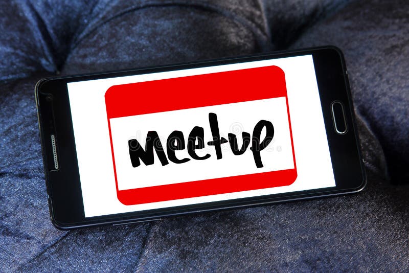 Meetup logo editorial image. Image of business, android 97093205