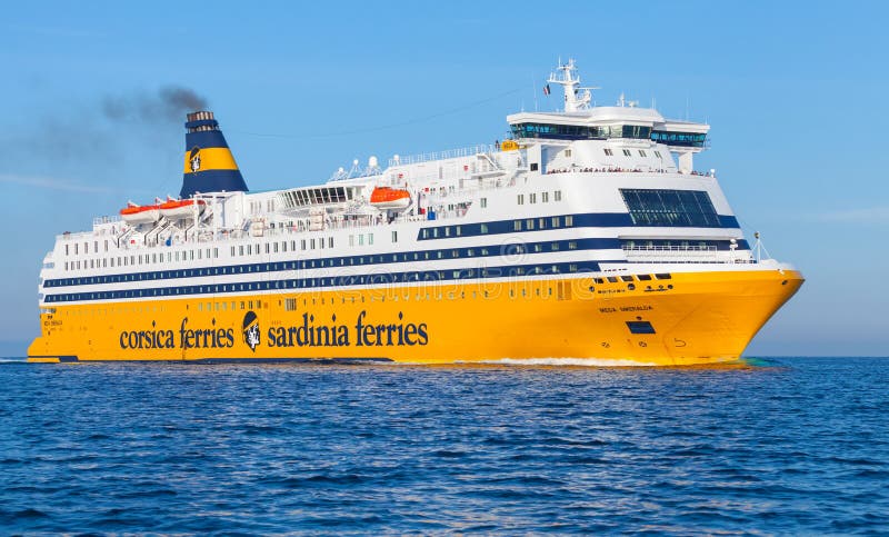 Mega Express Ferry, Big Yellow Passenger Ship Editorial Stock Image ...