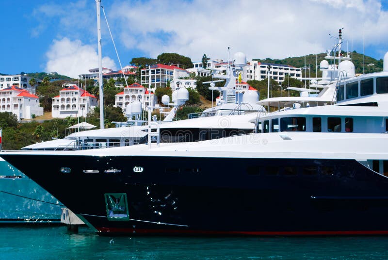 mega yachts in st thomas