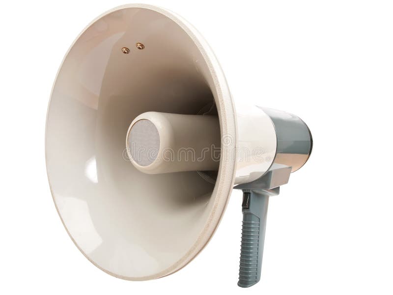 Megaphone stock image Megaphone stock image