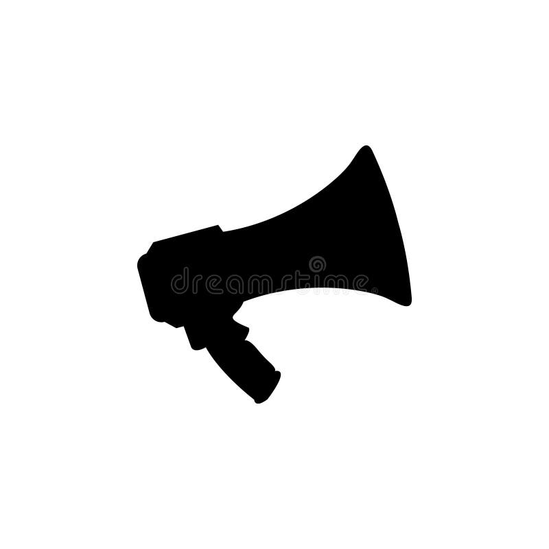 Megaphone Loud Speaker Icon Vector Illustration Stock Vector