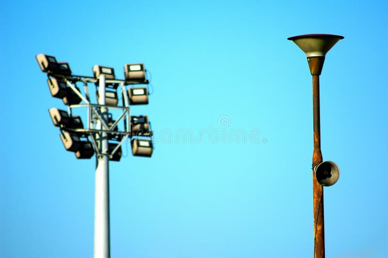 Megaphone On A Street Light Stock Photo Image of light, megaphone 20622766