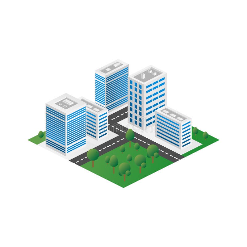 Megapolis 3d isometric trójwymiarowy widok miasto Kolekcja domy, drapacz chmur, budynki i supermarkety, budujący ilustracja wektor Megapolis 3d isometric trójwymiarowy widok miasto Kolekcja domy, drapacz chmur, budynki i supermarkety, budujący ilustracja wektor