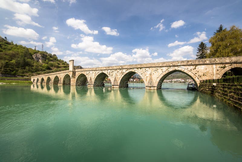 Mehmed Pasa Sokolovic Bridge in Visegrad on Drina