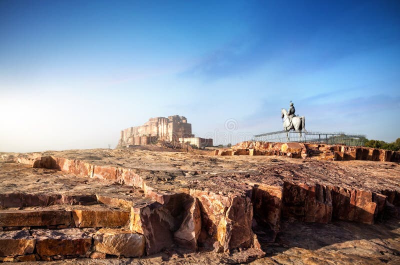Mehrangarh fort in India