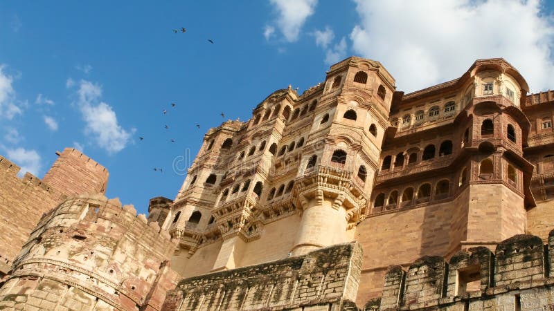 Mehrangarh oder Mehran Fort in Jodhpur, Rajasthan, Indien stockbilder Mehrangarh oder Mehran Fort in Jodhpur, Rajasthan, Indien stockbilder