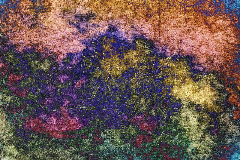 Abstract multicolored background texture with paint and scratches. Abstract multicolored background texture with paint and scratches.