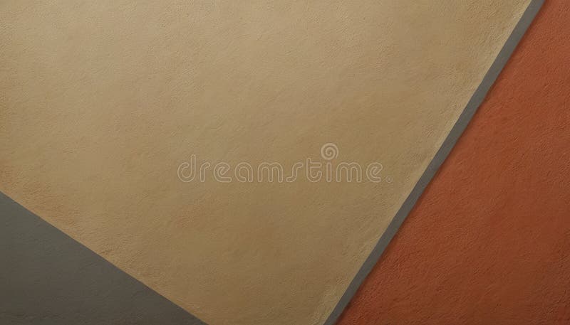 Mehrfarbige geometrische Wandkunst stockbild