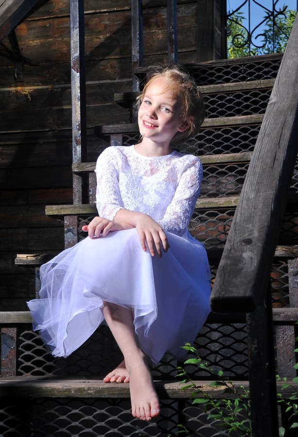 Klein meisje royalty-vrije stock foto's