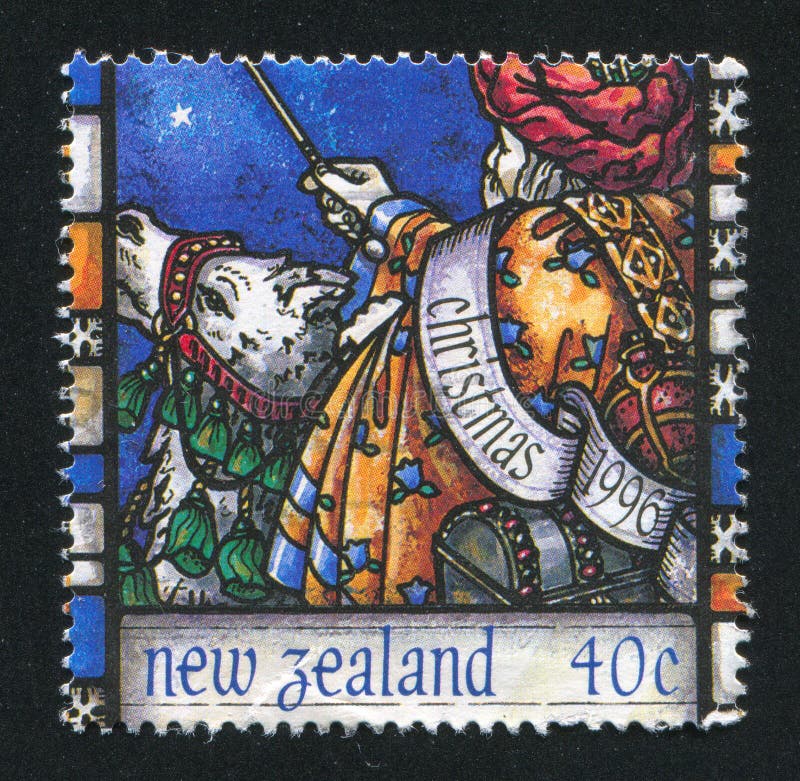 Meisje dat over giften voor Kerstmis denkt royalty-vrije stock foto