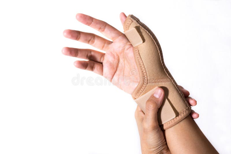 Meisje met hand-Steun, gezondheidszorg stock afbeeldingen Meisje met hand-Steun, gezondheidszorg stock afbeeldingen