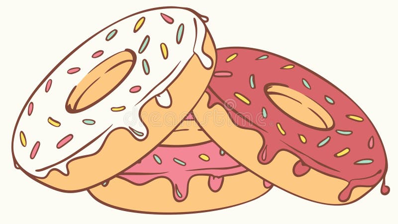 Mekanisk design för vektorbaserade färgade munstycken i en klar stapel av färgstarka munstycken Generativ AI royaltyfri illustrationer