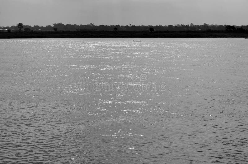 Mekong River på morgonen fotografering för bildbyråer Mekong River på morgonen fotografering för bildbyråer