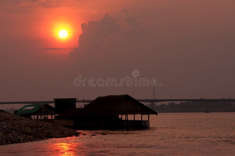 Mekong river, thailand and laos