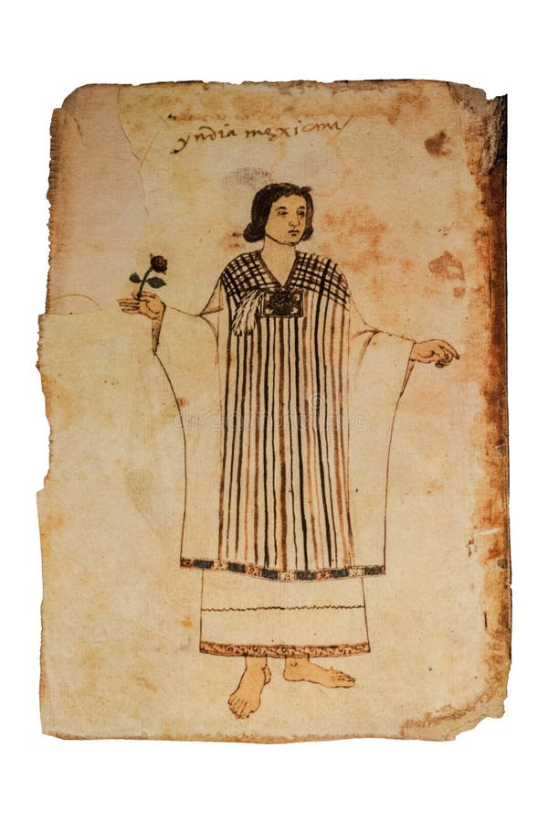 Meksykańska kobieta w codex tudela 16w.