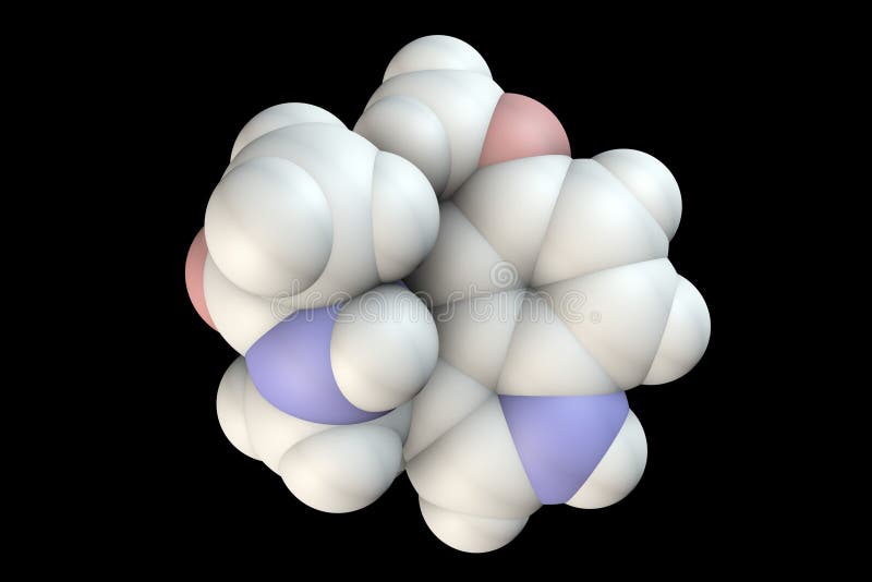 Melatonin, een hormoon door de epifyse wordt en in de behandeling van slapeloosheid wordt gebruikt geproduceerd die die stock illustratie Melatonin, een hormoon door de epifyse wordt en in de behandeling van slapeloosheid wordt gebruikt geproduceerd die die stock illustratie