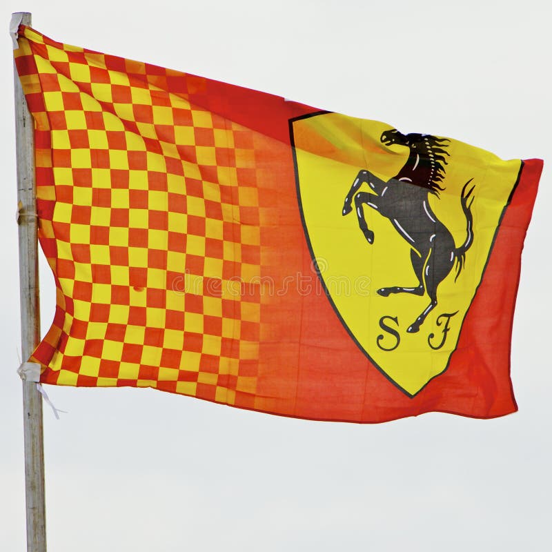 Melbourne 2010 Formula One, Ferrari Flag Editorial Stock Image Image of fast, negotiate 13649624