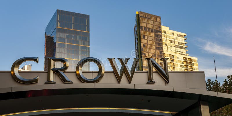 Entrance To the Crown Melbourne Hotel, Entertainment and Casino Complex  Building Editorial Photo - Image of entrance, modern: 197926226