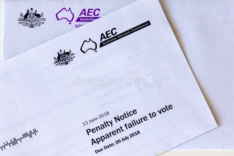 Melbourne, Australië - September vijfde 2018: Australisch Sanctiebericht voor Stemming niet in Verkiezingen stock foto Melbourne, Australië - September vijfde 2018: Australisch Sanctiebericht voor Stemming niet in Verkiezingen stock foto