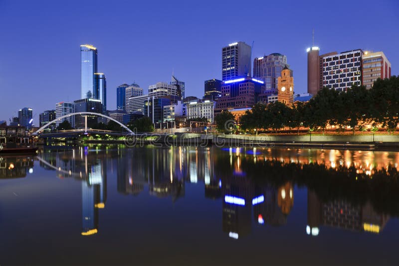 Melbourne City Reiver 01 Reflect stock photos