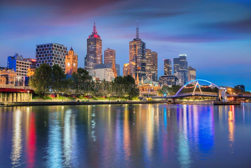Melbourne. stock photo