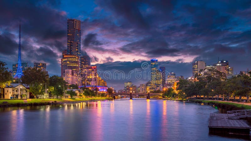 Melbourne. stock photo