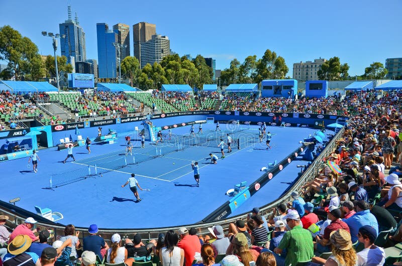 Melbourne parkerar på den öppna australiern arkivfoton Melbourne parkerar på den öppna australiern arkivfoton