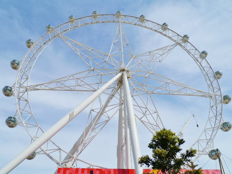 The Giant Wheel in the Dockland of Melbourne Stock Photo Image of giant, design 37823838