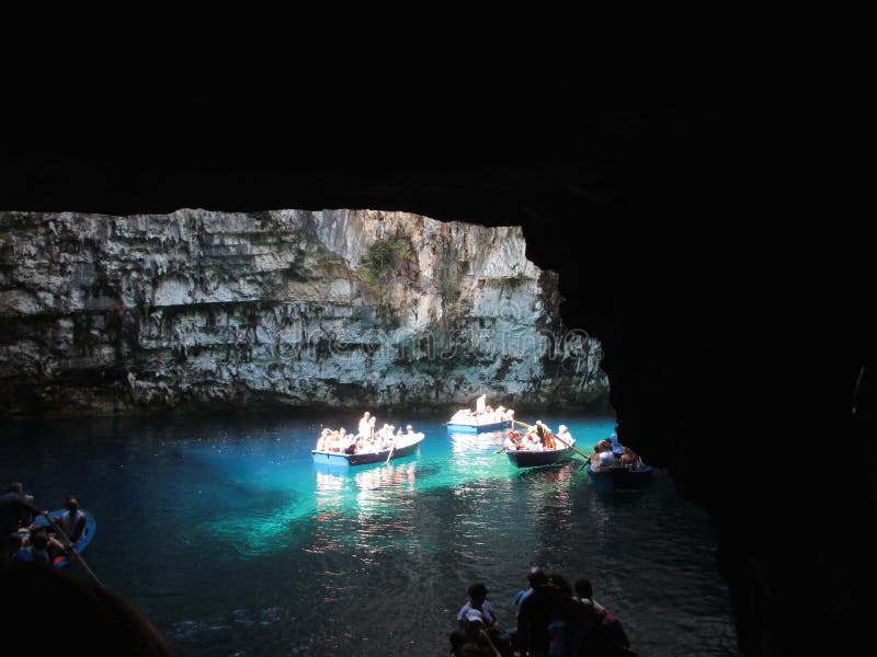 Melissani cave