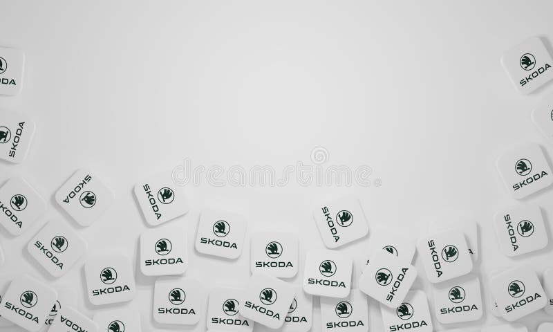 Skoda logo Stock Photos, Royalty Free Skoda logo Images