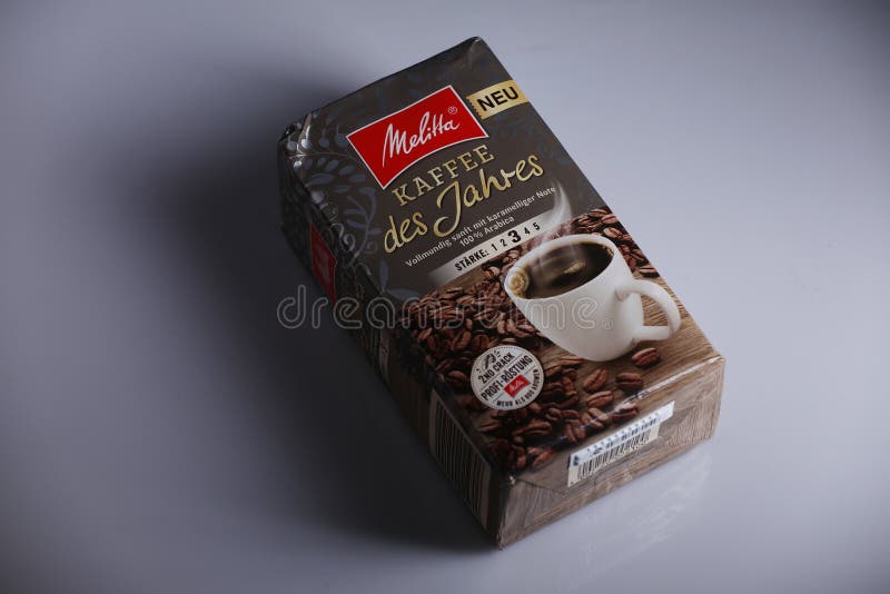Melitta, pack of coffee editorial photo. Image of packs 119352551