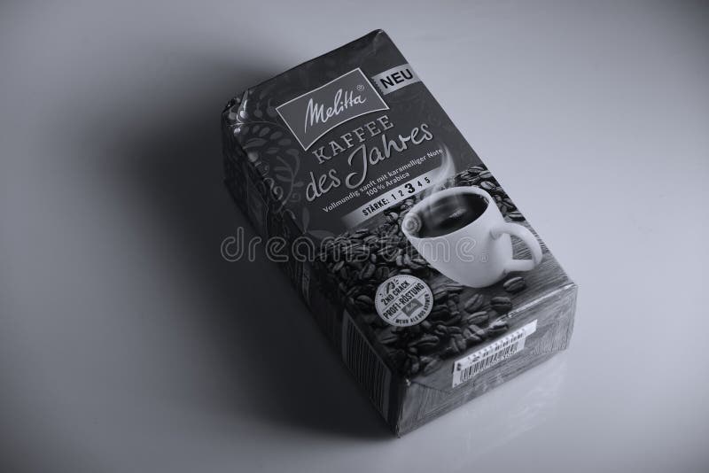 Melitta, pack of coffee editorial photo. Image of roasted 121155306