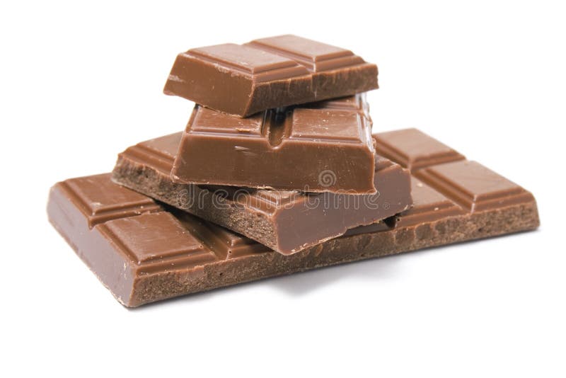 Melkchocolade royalty-vrije stock foto