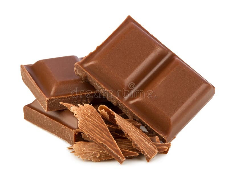 Melkchocolade stock afbeeldingen