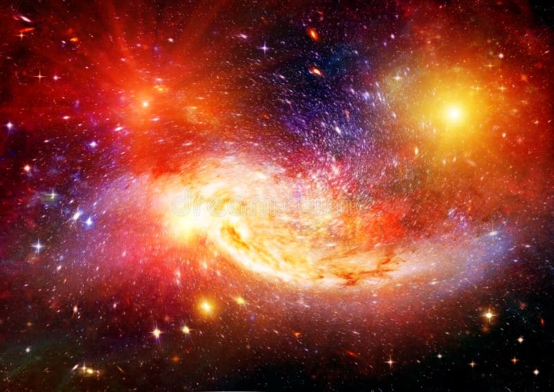 Melkweg in een vrije ruimte