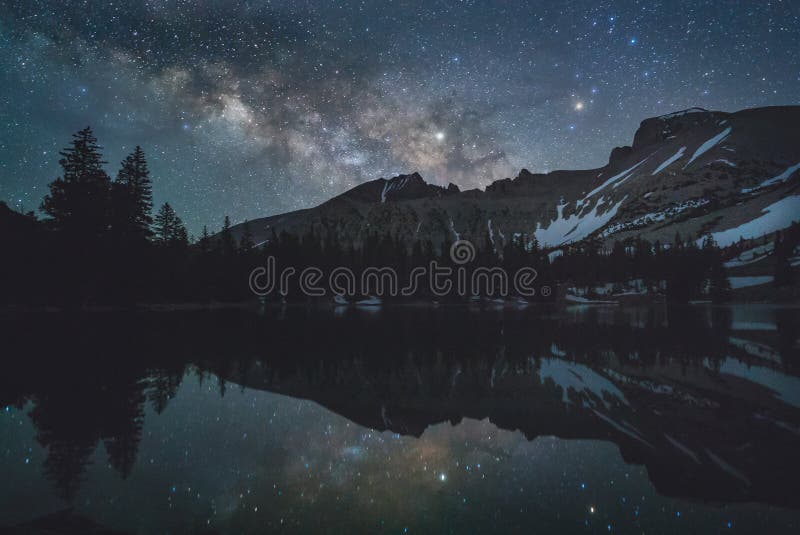 This is a very dark sky location at night at 11,000 feet in Great Basin National Park. Scene conveys serenity, beauty, quiet, peacefulness, as well as the magnificence of dark skies. This is a very dark sky location at night at 11,000 feet in Great Basin National Park. Scene conveys serenity, beauty, quiet, peacefulness, as well as the magnificence of dark skies