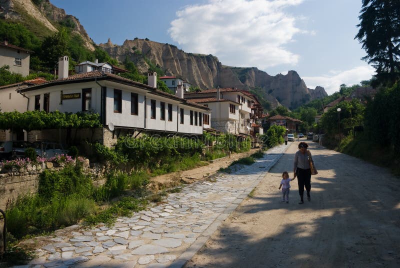 The village of Melnik - no`1 wine producing village in Bulgaria