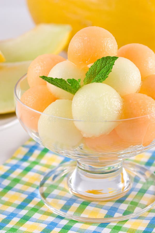 Melon Balls stock image. Image of dessert, fruits, berry 731143