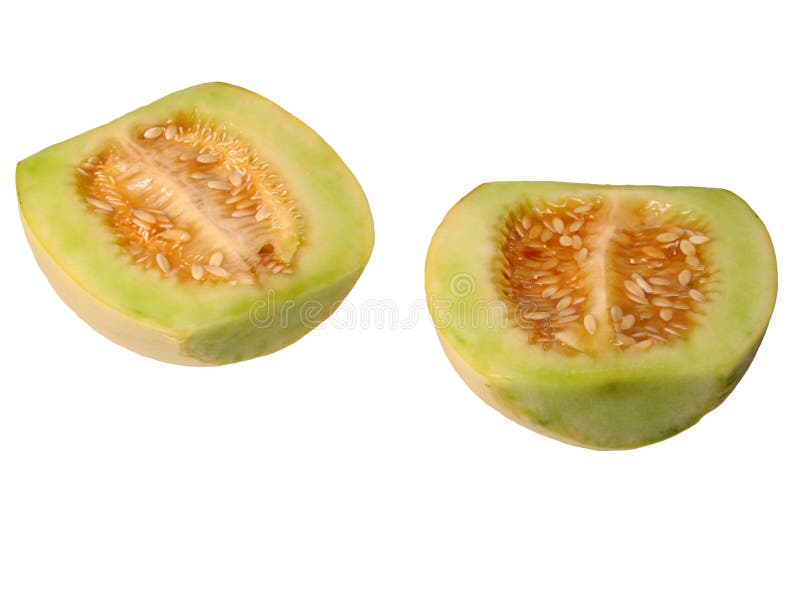 Melon halves