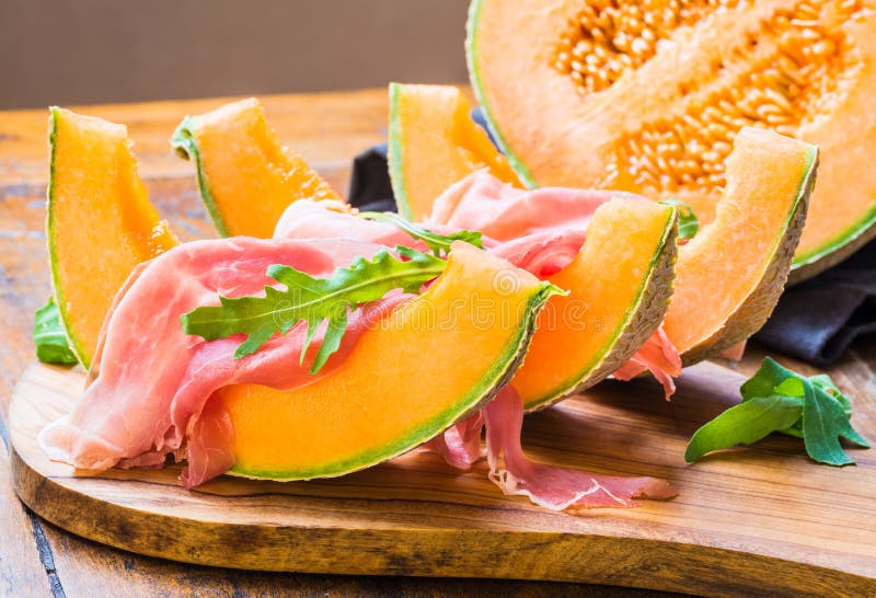 Melon And Italian (Parma) Ham Stock Photo Image of picnic, refreshing