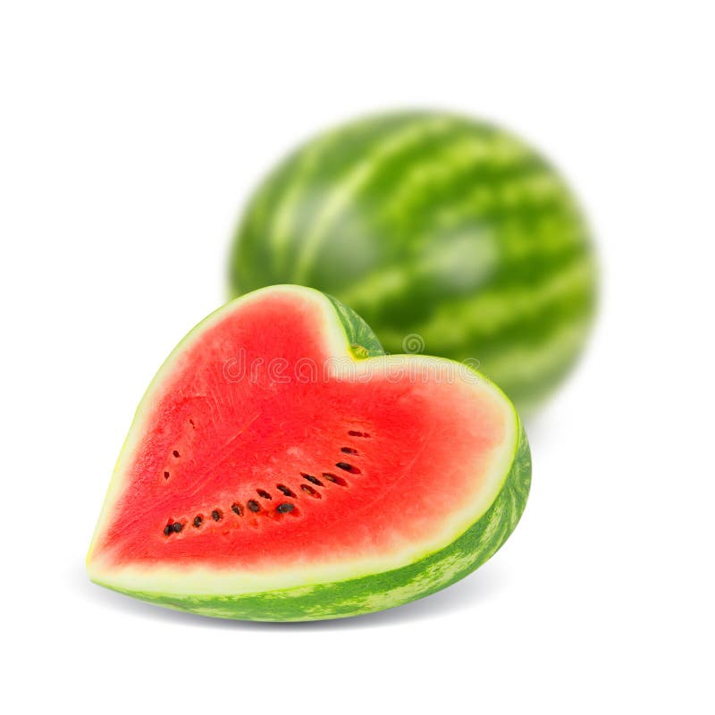 Melon heart stock image. Image of ingredient, lifestyle 40355361