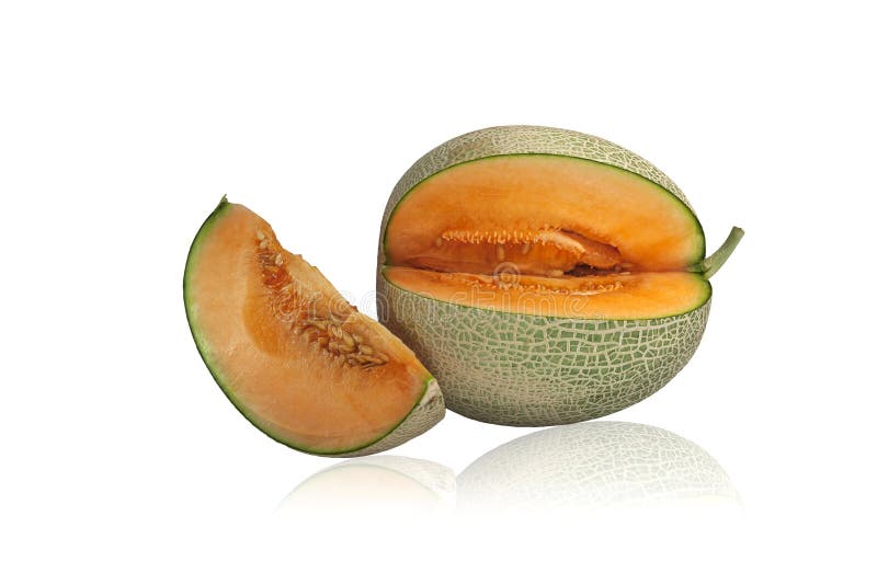 Melon Japanese Inside Orange Stock Photos Free & RoyaltyFree Stock