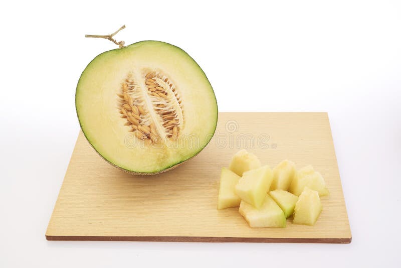 Melon stock photo. Image of fruit, isolated, yellow, cantaloupe 55595654