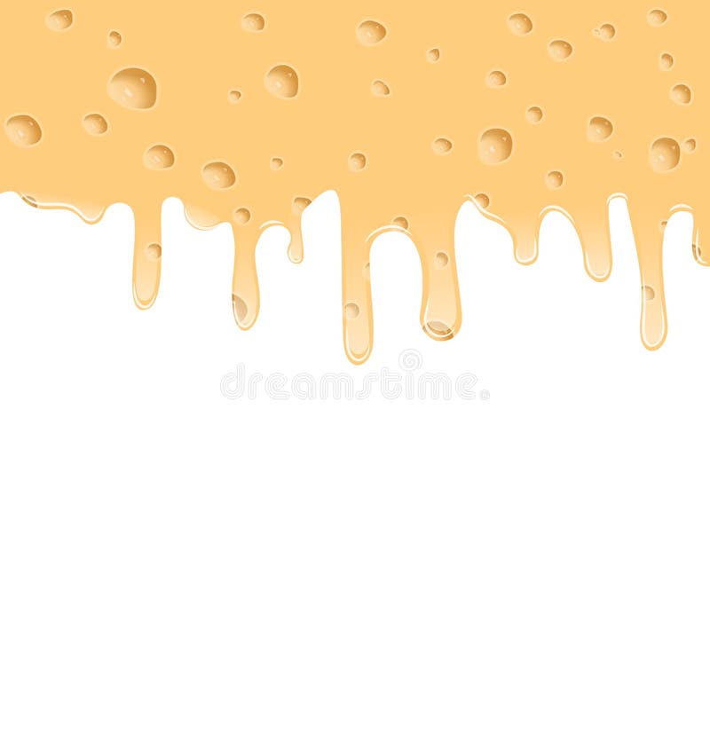 Melted cheese texture with holes, space for your t