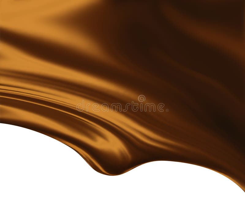 Melted chocolate royalty free illustration