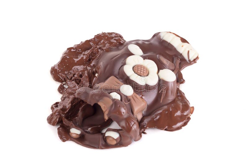 Melted Chocolate Easter Bunny Stock Photo Image of gift, soft 112730130