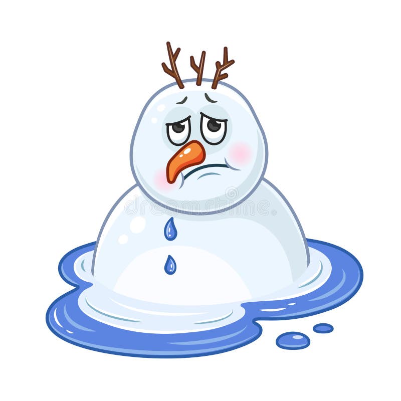 Melted Snowman Christmas Cartoon 16659456 PNG