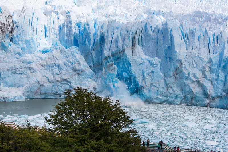 Derritiendo glaciar en.