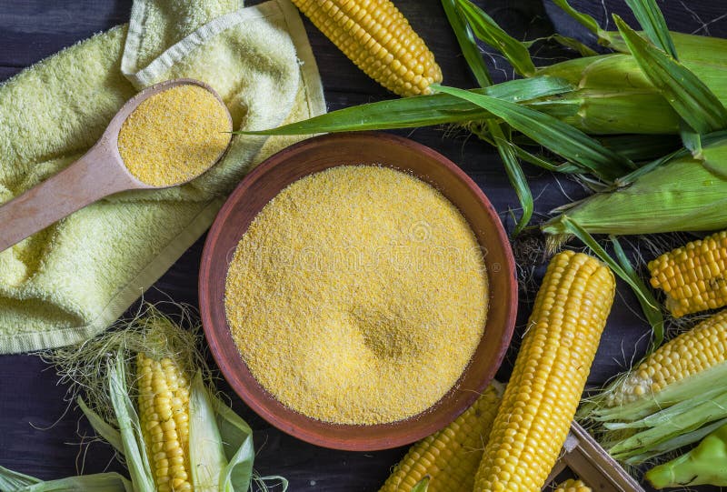 Melyes corn grits stock photo. Image of ground, natural 183459404