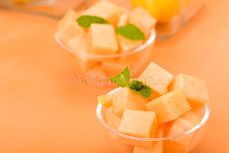 Melón Cantalupo imagenes de archivo